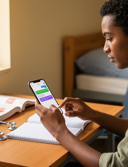 Image that accompanied the Bioengineer.org report on students using AI chatbots for health information.