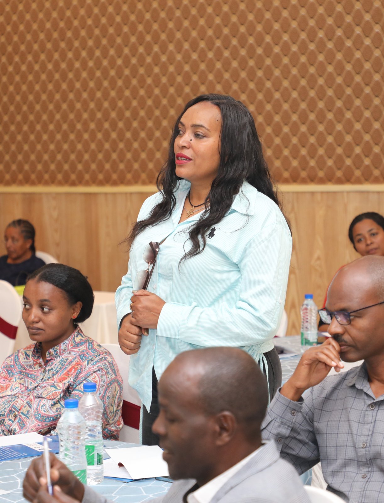 በአርባ ምንጭ በILO የአረንጓዴ ክህሎት ስልጠና ላይ የተሳተፉ ሰዎች።