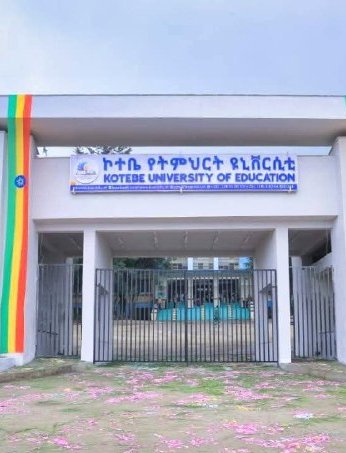 The registration notice from Kotebe University, as Tikvah University posted it.
